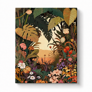 Tropical Sunset Garden Paint by Numbers Kit