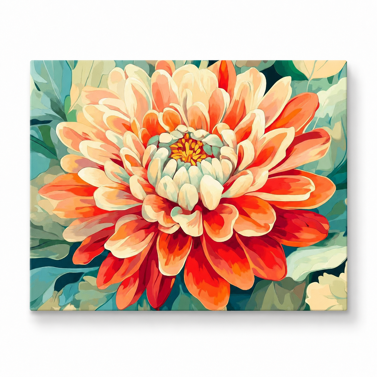 Golden Dahlia Paint by Numbers Kit