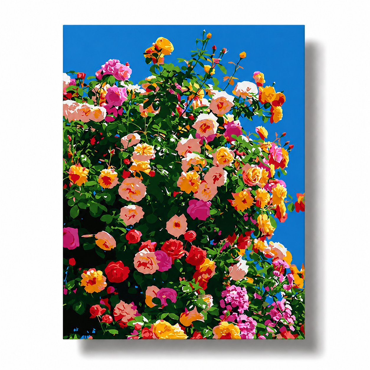 Blossoms Under the Azure Sky