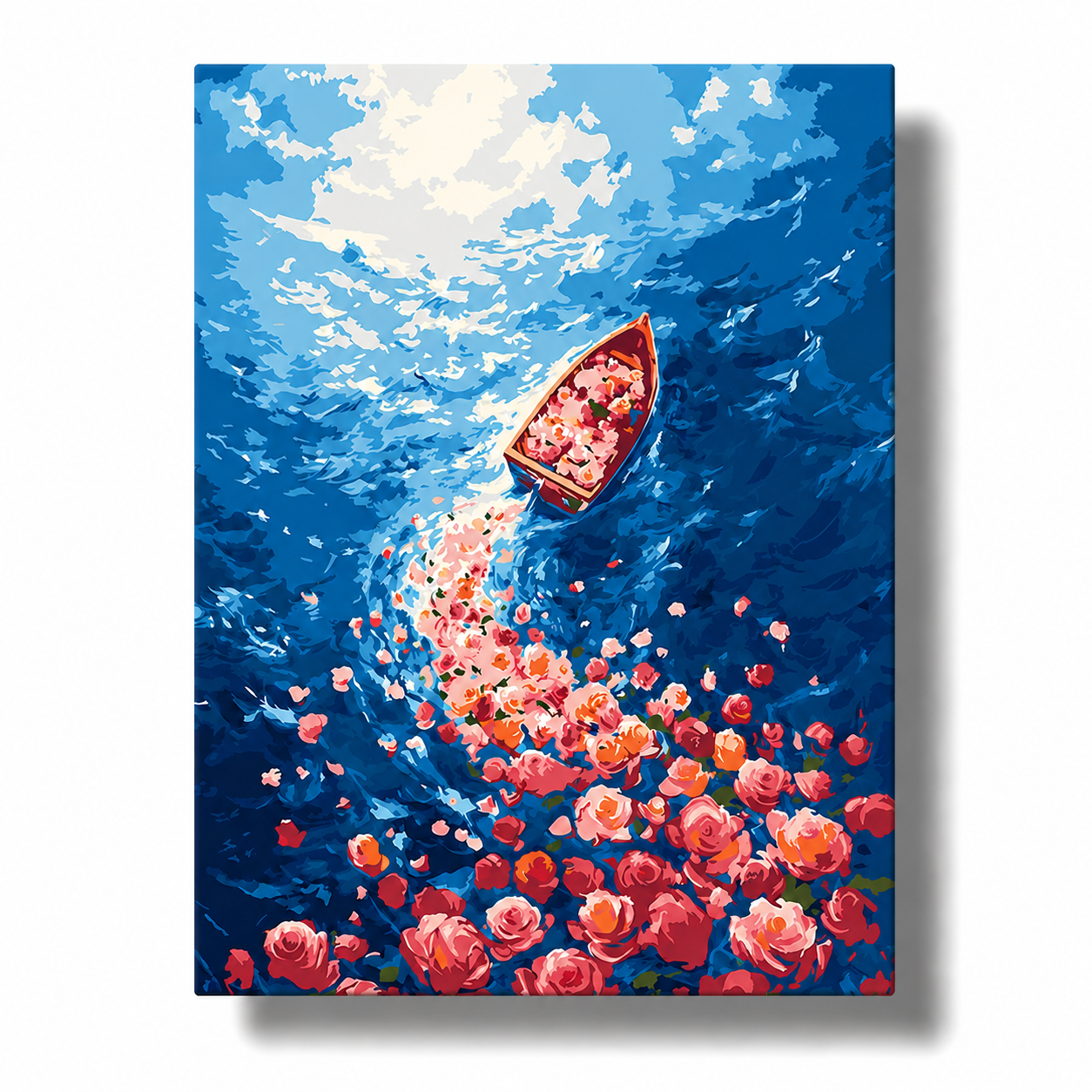 Romantic Rose Boat