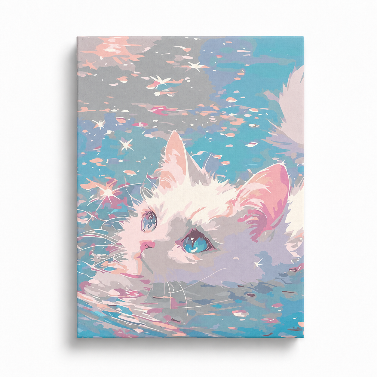Sparkly Water Cat