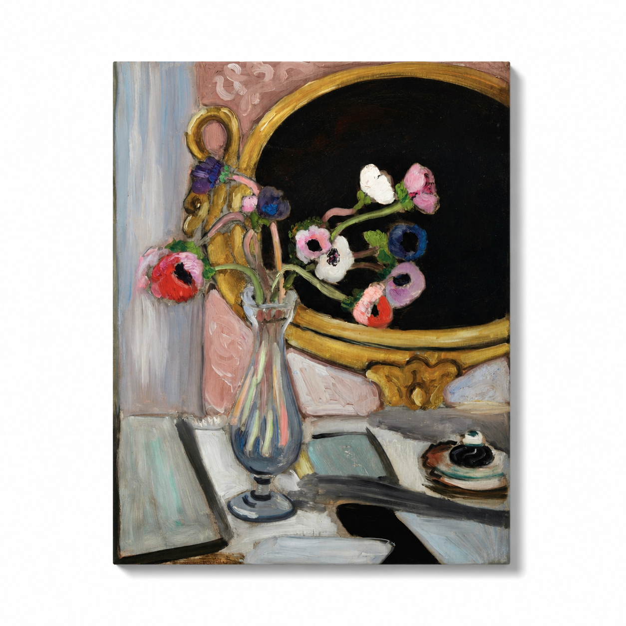 Anémones au miroir noir by Henri Matisse