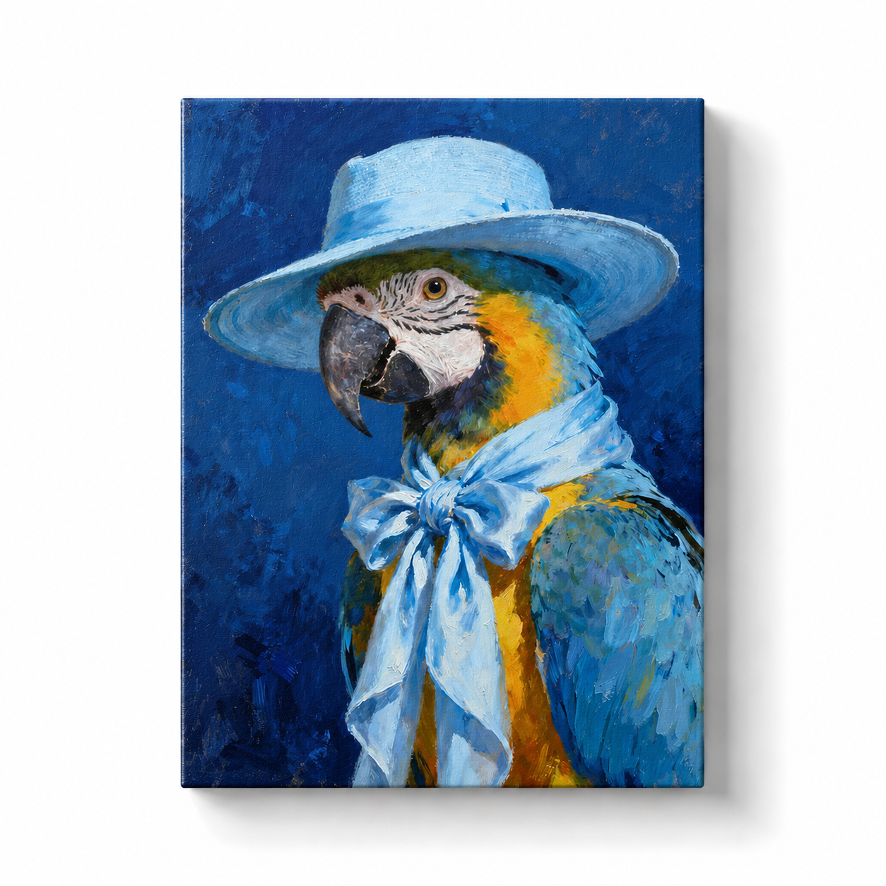 Blue Parrot Portrait Paint by Numbers Kit