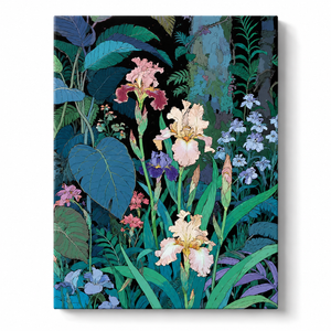 Midnight Iris Jungle Paint by Numbers Kit