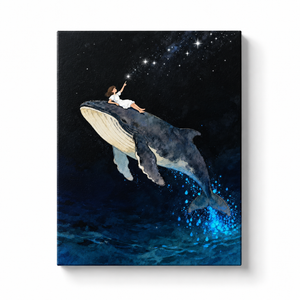 Starry Whale Dream Paint by Numbers Kit
