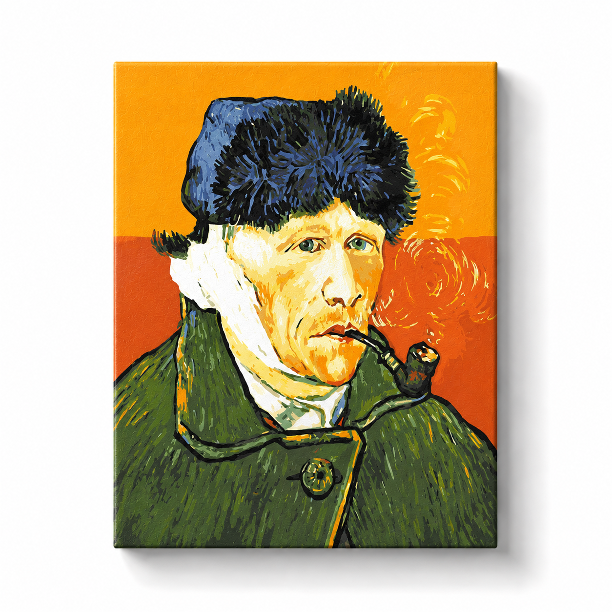 Van Gogh Self Portrait with Pipe Paint by Numbers Kit
