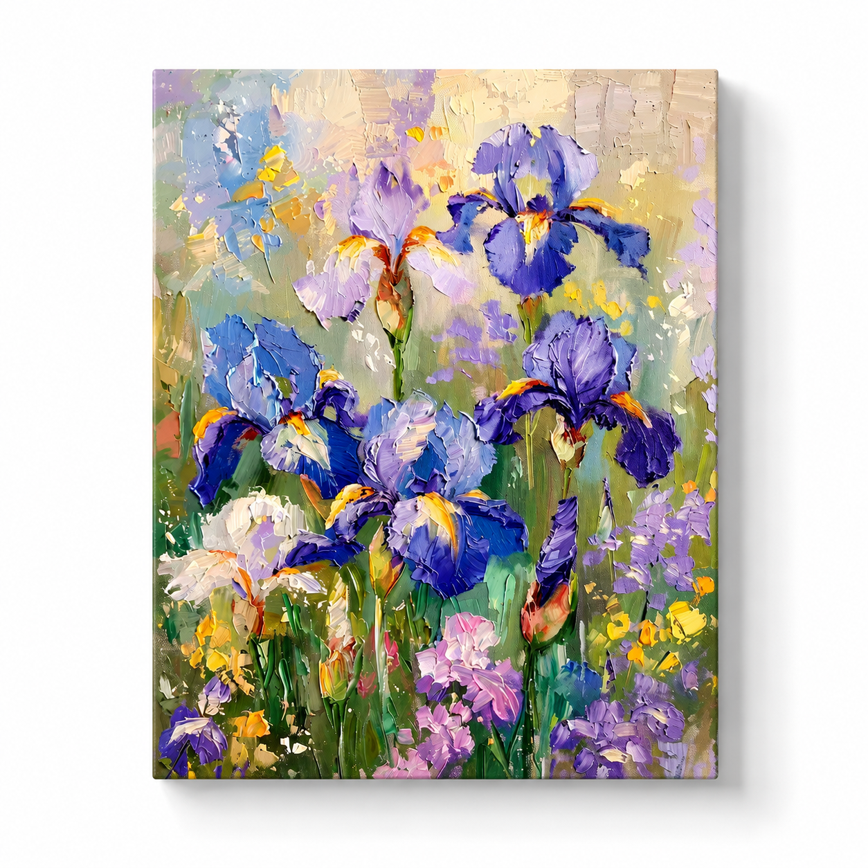 Vivid Iris Garden Paint by Numbers Kit